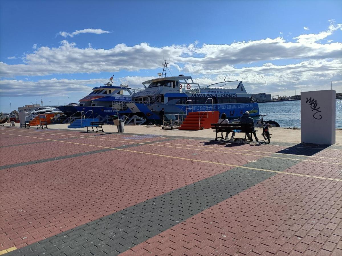 Апартаменты La Cubana Con Aire Acond Frio-Calor Санта Пола Экстерьер фото
